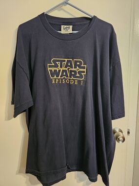 Star Wars Episode I Vintage Logo Tee 2XL EUC